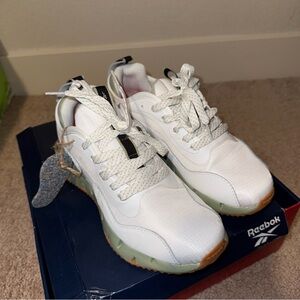 Reebok White and Black Athletic Shoes